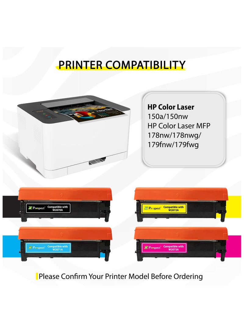 Prospect Toner 117A W2070 Black Laser Compatible with HP 117A W2070 for HP laser Color Printer HP Color Laser 150a 150nw  MFP 178nw 178nwg 179fnw 179fwg ( Black ) - Image 4