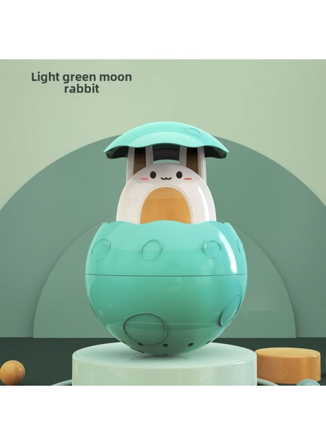 Baby Bathroom Bath Water Play Toy Coil Cartoon Turtle Duck Little Whale Children Swimming Bath-Color:Spray Eggs [light Green]