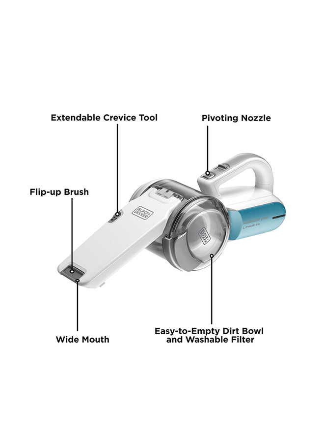 BLACK+DECKER Cordless Handheld Vacuum Cleaner 10.8V Lithium-Ion For Home And Car 440 ml 800 W PV1020L-B5 Mulitcolour - Image 2