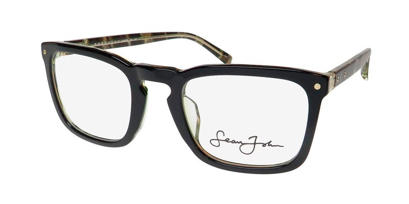 Sean John 5125 Eyeglass Frame/Glasses Classic Authentic American Design Original [54-24-150, black] - Image 1