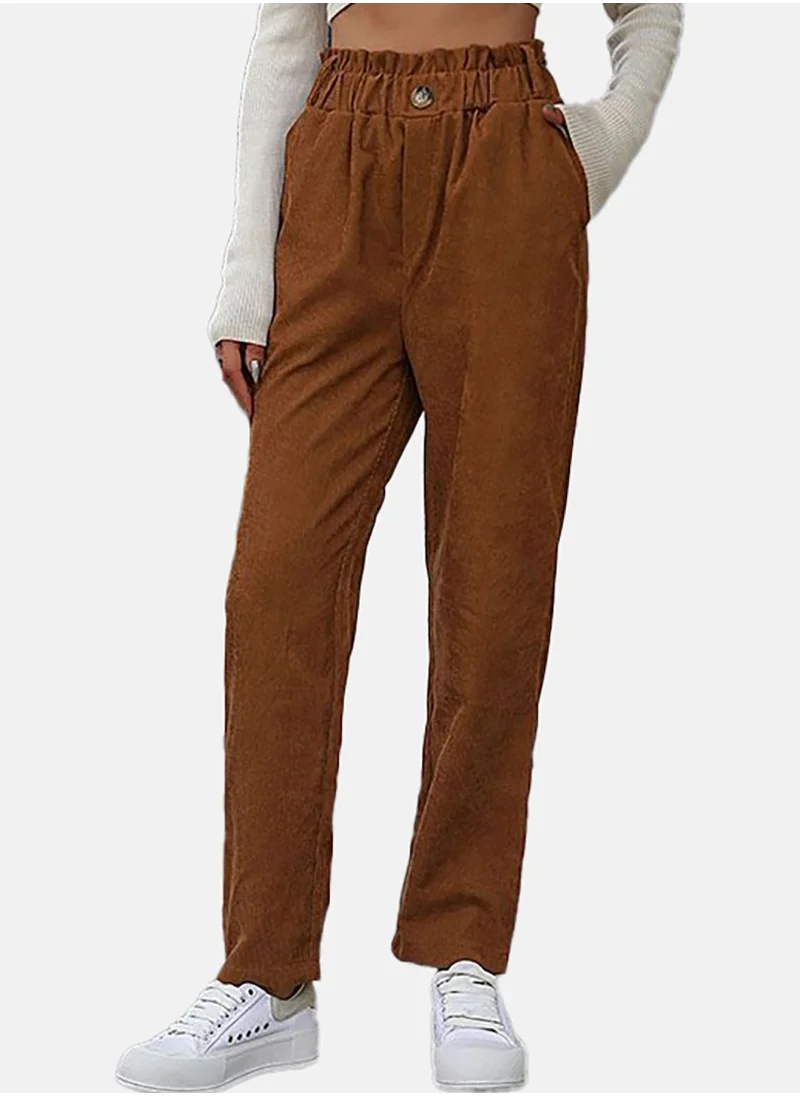 YUNIQEE Women High-Rise Joggers Trousers
