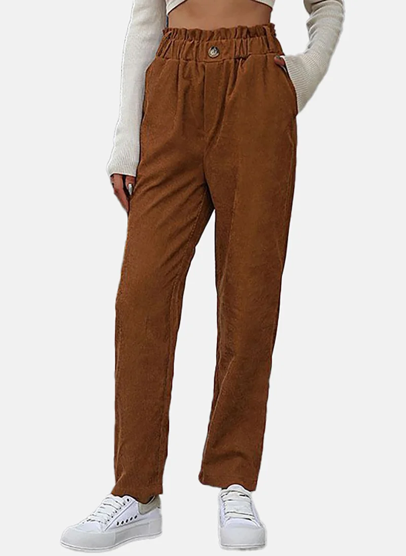 YUNIQEE Women High-Rise Joggers Trousers