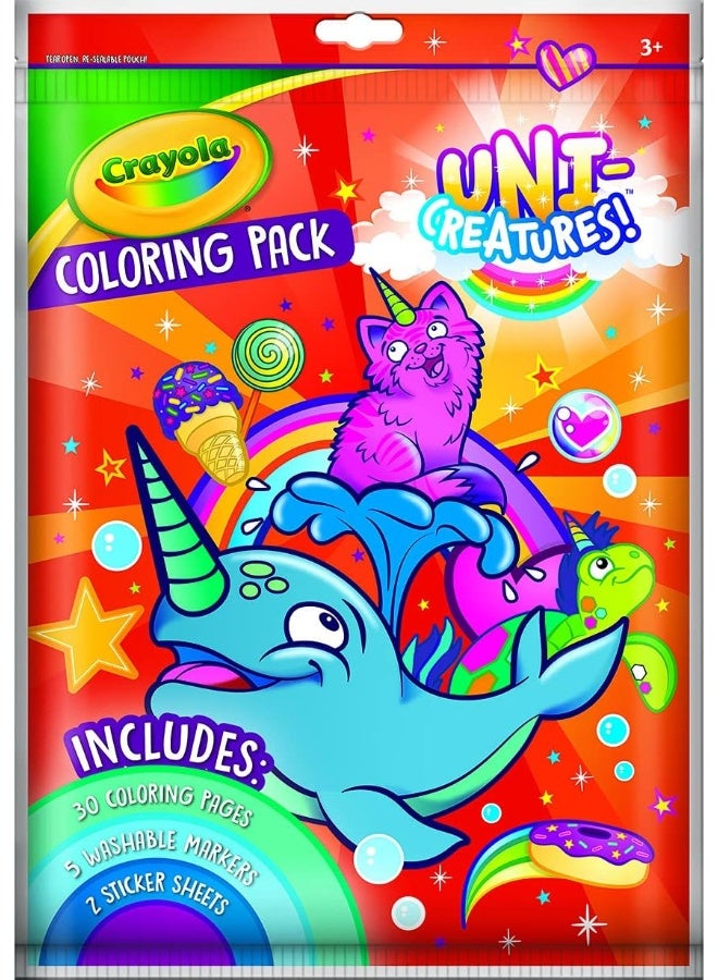 Crayola Uni-Creatures Big Coloring Pack - Image 2