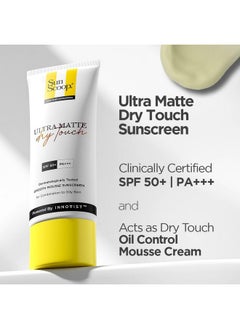 Ultra Matte Dry Touch Sunscreen Spf 50 Pa+++ |Matte Finish | Zinc Oxide & 0.1%Ww Salicylic Acid For Oily Acne Prone Skin | Broad Spectrum Non Comedogenic & No White Cast|For Women & Men45Gm - pzsku/Z72699504A61DE751531DZ/45/_/1721724009/c8ea4ecc-9f7c-48b3-a67e-fa124f4cd401