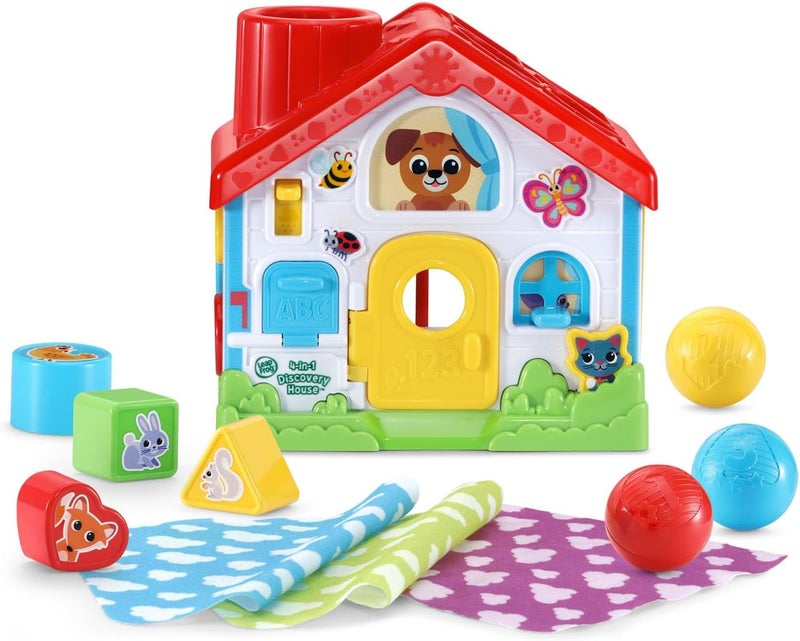 LeapFrog 4-in-1 Discovery House, Hands-On Infant Busy Toy - Image 4
