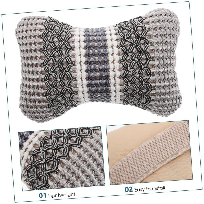 Breathable Car Headrest Neck Pillow Set Of 2 For Cooling Support Comfort - Image 4