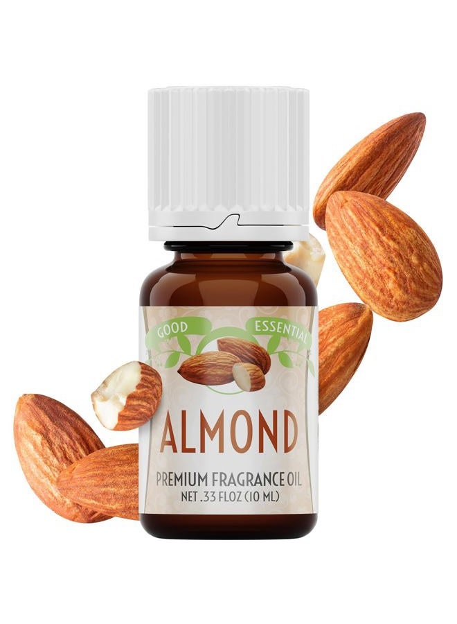 good essential – Professional Almond Fragrance Oil 10 ml for Diffuser, Candles, Soaps, Perfume, Aromatherapy 0.33 fl oz - Image 2