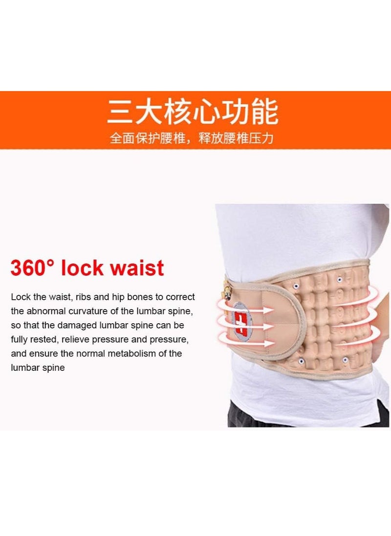 Prime by javaudan Set of Electric Hot Water Bag For Body Pain and Back Decompression Belt Lumbar Support Massage Air Traction Belt With Extended Pad, Fits 26-43 Inches Waist  - Image 4