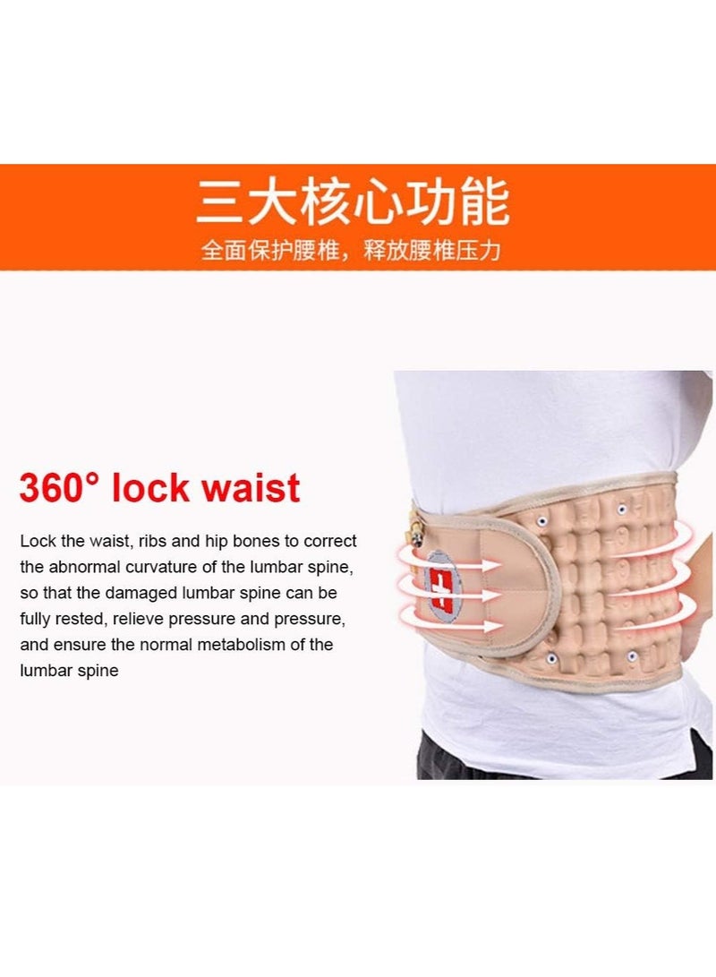Prime by javaudan Set of Electric Hot Water Bag For Body Pain and Back Decompression Belt Lumbar Support Massage Air Traction Belt With Extended Pad, Fits 26-43 Inches Waist - Image 5