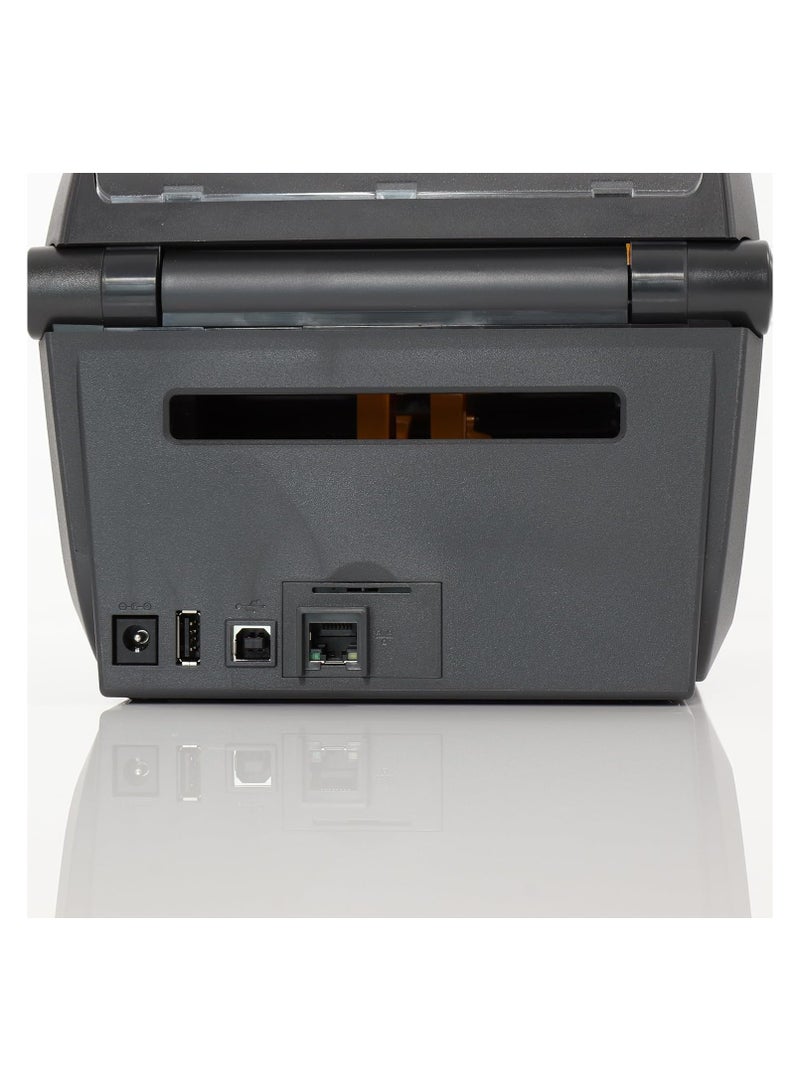 Zebra ZD421t Direct Thermal Label Printer – 203 dpi, 104mm Max Print Width, BTLE, LAN, USB, USB Host Interfaces (ZD4A042-30EE0EZ) - Image 5