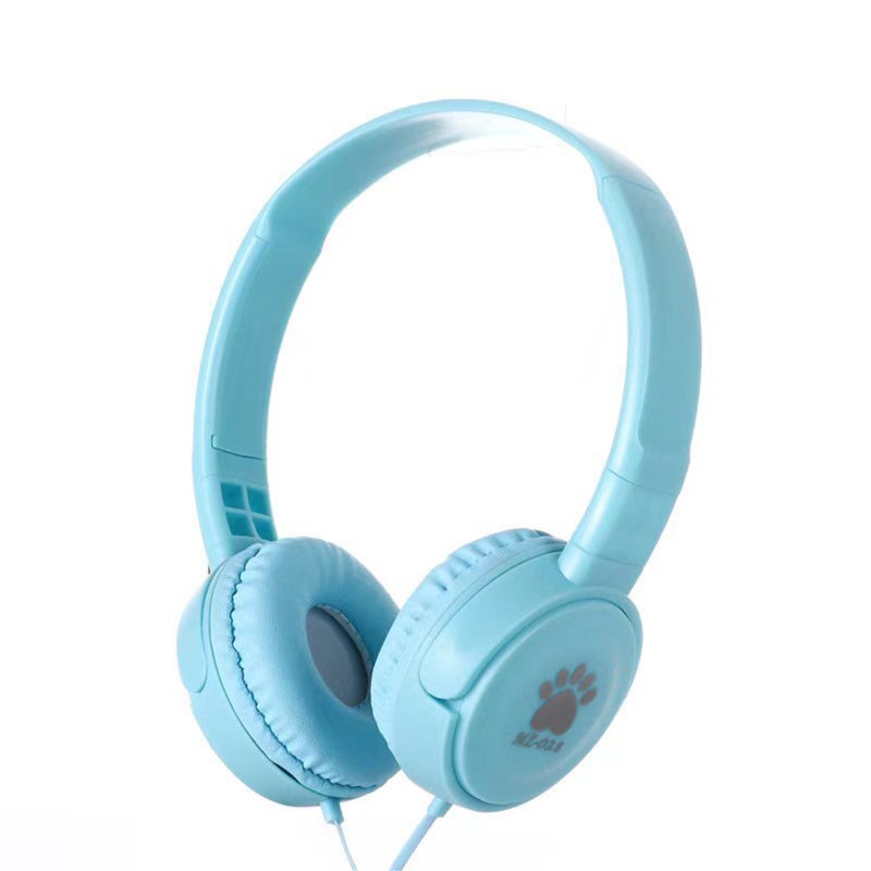 3.5mm Wired Over-ear Headphones Ergonomic Design Soft Breathable Earmuffs - Stylish Blue Sports Headset for Home Outdoor Music Listening & 3.5mm Audio Devices - Image 1
