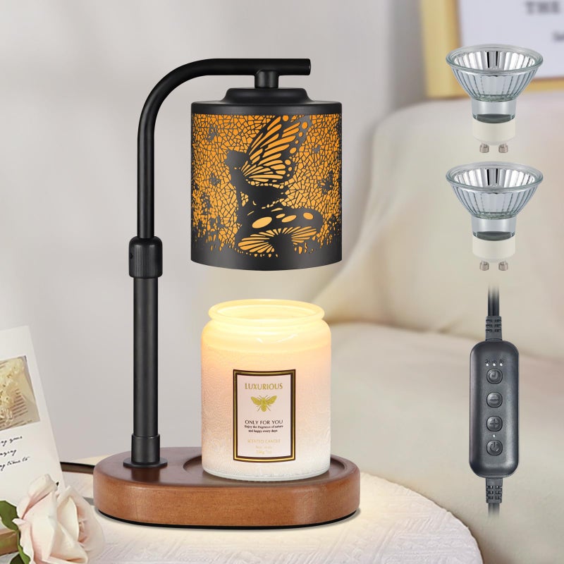 kobodon Candle Warmer Lamp,Birthday Gifts for Women Mom,Adjustable Height for Scented Jar Candles,Electric Candle Lamp Warmer for Home Decor(Flower Fairy) - Image 1