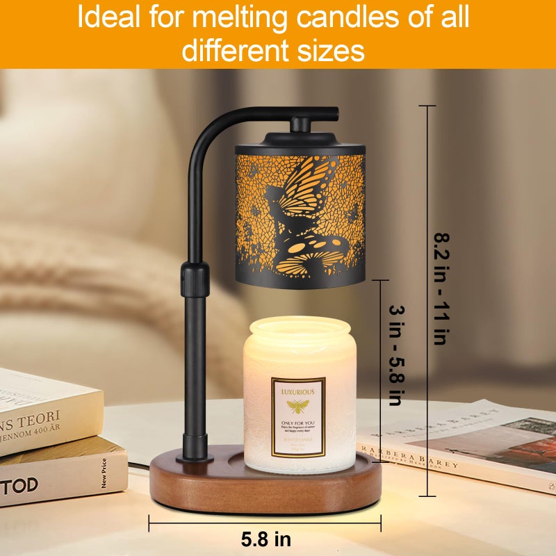 kobodon Candle Warmer Lamp,Birthday Gifts for Women Mom,Adjustable Height for Scented Jar Candles,Electric Candle Lamp Warmer for Home Decor(Flower Fairy) - Image 3