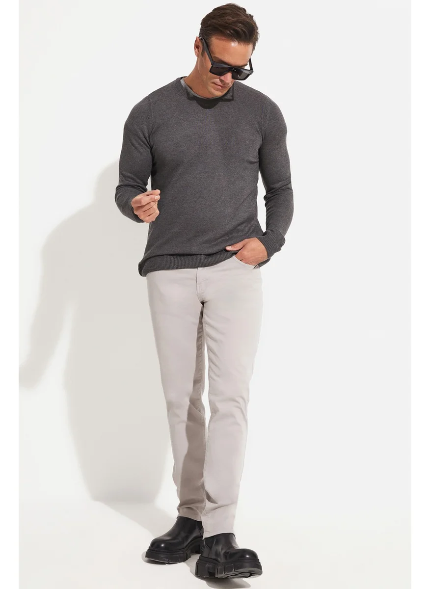 JUNE Men's Regular Fit Crew Neck Knitwear Sweater