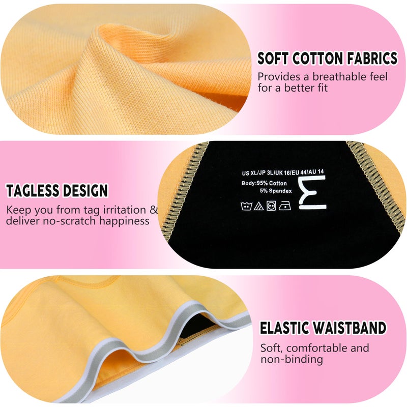 Geronmine Teen Girls Period Panties Heavy Flow High Absorbency First Period Starter Underwear For Teens Menstrual Leakproof Protective Cotton Soft Briefs - Image 5