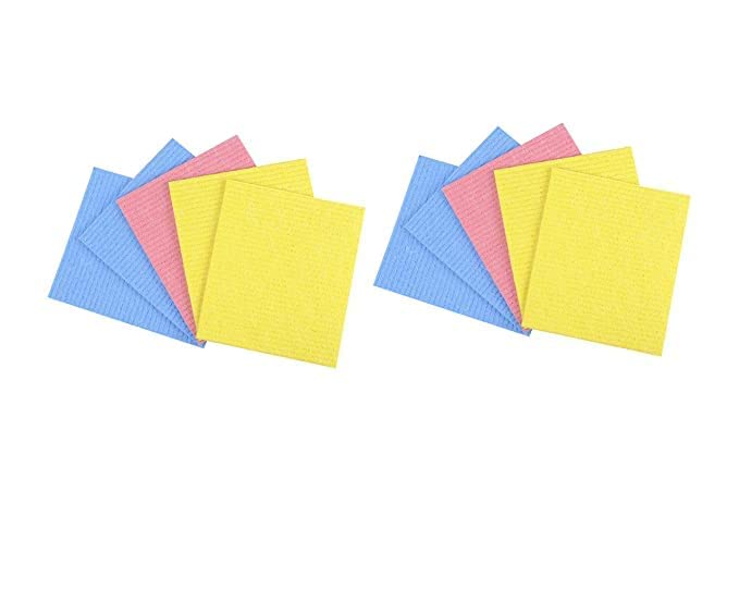 Shopfleet Shopfleet Kitchen Cleaning Sponge Wipes for Kitchen and Home Cleaning Table Tops Glass Tops All Surface Sponge Cloth Made of 100 Biodegradable Cellulose Pack of 10 - Image 1