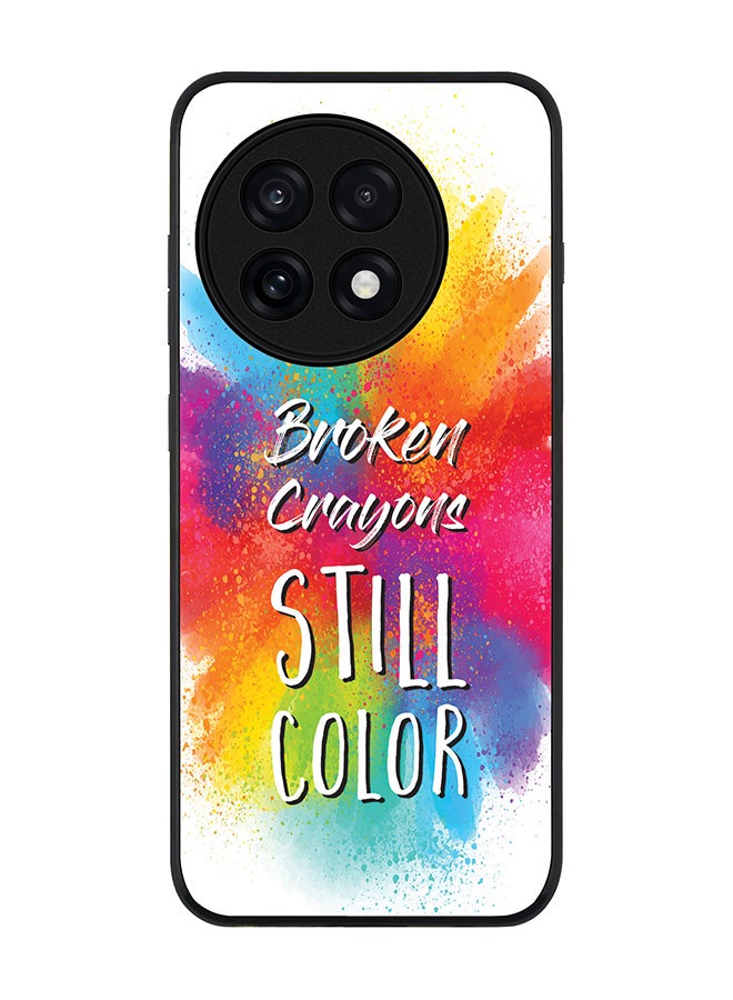 Stylizedd For OnePlus 13R / Ace 5 Pro Case,Slim fit Camera Protection, Shockproof Thin Phone cover  -  Broken Colors