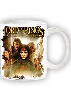 Ceramic mug with the “the Lord of the Rings” design printed in white