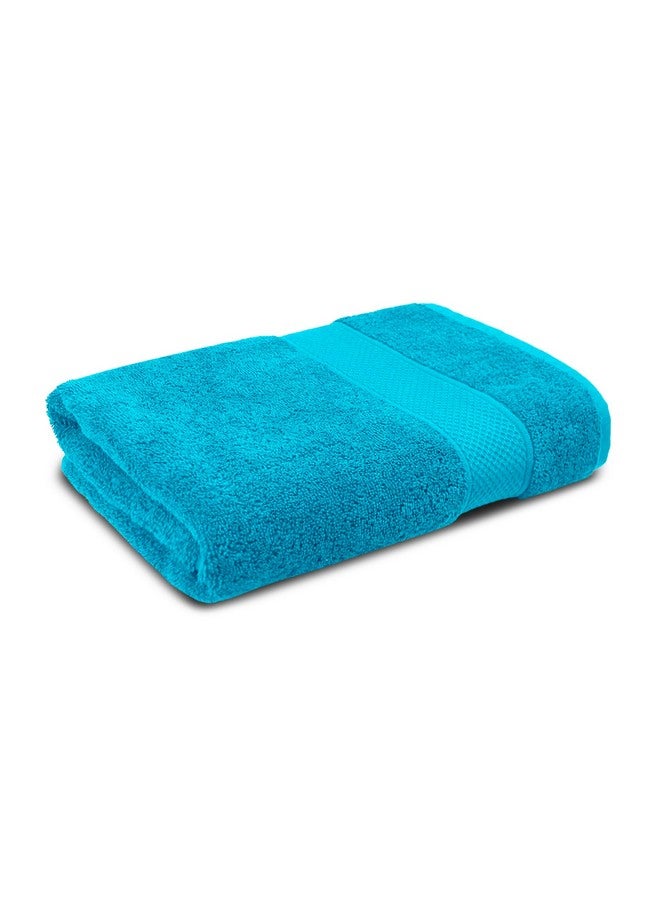 Trident 100% Cotton Towels for Bath | Towels for Bath Large Size | Trident Bath Towel - Soft & Absorbent | 450 GSM | 1 Piece Bath Towel for Men/Women | Urban Comfort | 70 cms x 140 cms - Teal - Image 1