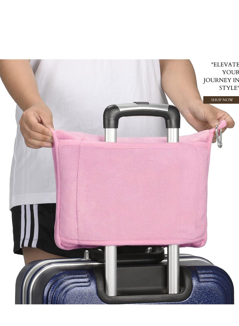 BSB HOME Plain Polar Fleece Heavy Weight Single Bed Travel Blanket Warm Soft & Comfortable for Winter/AC Room/Hotel/Donation/Travelling (Pink, 800 Gram, 60X90 Inches) - Image 4