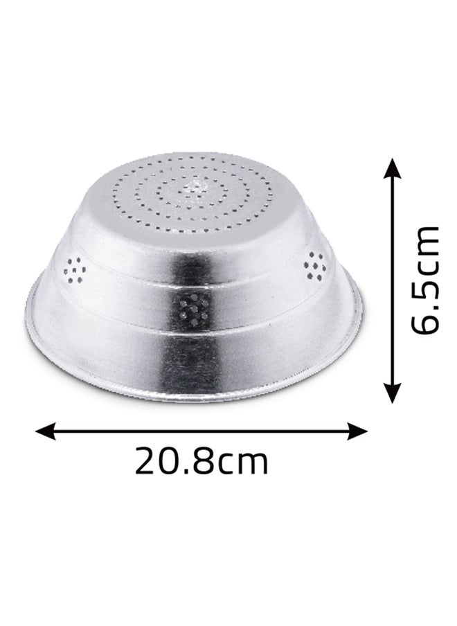 AL SANIDI Multi-purpose aluminum strainer Silver Size 19.5*19 Cm  - Image 5