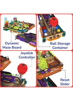 Smartivity Smartivity Joystick Arcade Maze Toy for Kids 6-14 Years | 2in1 Space & Jungle Theme Adventures I Birthday Gift for Boys & Girls I STEM Educational DIY Science Toys for Kids Ages 6,7,8,9,10,11,12,13,14  - Image 4
