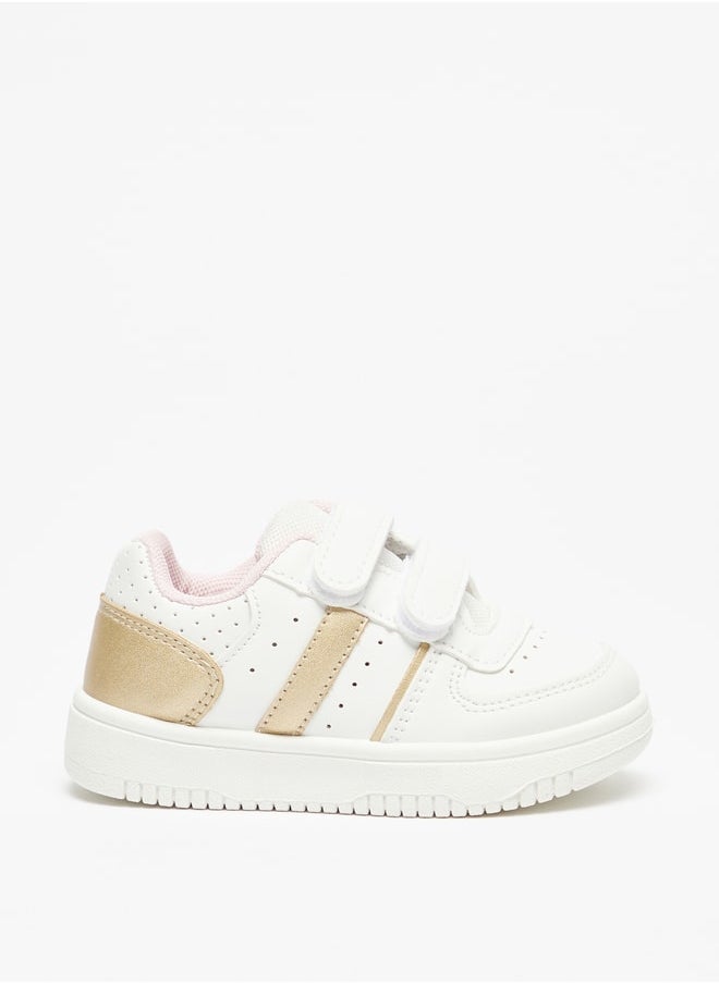 Flora Bella By Shoexpress - Girl's Paneled Sneakers with Hook and Loop Closure - Image 1