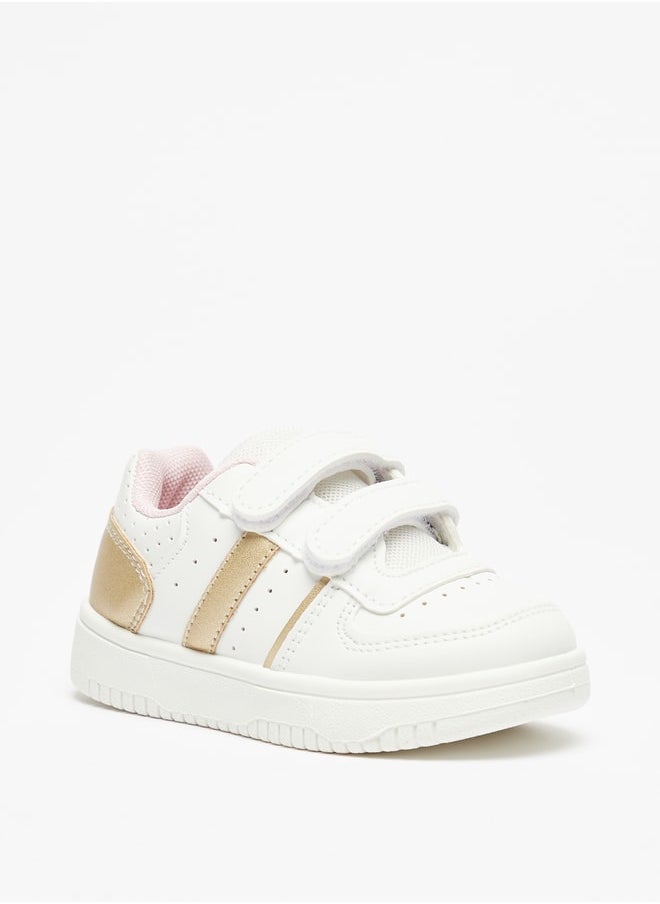 Flora Bella By Shoexpress - Girl's Paneled Sneakers with Hook and Loop Closure - Image 1