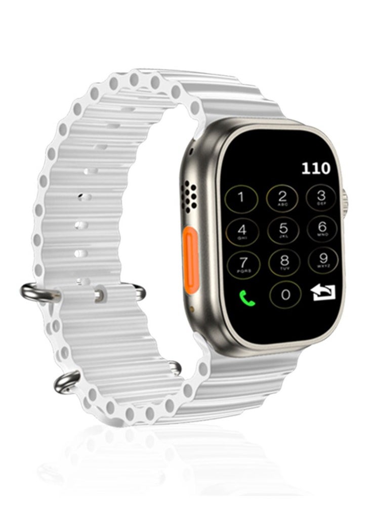 modio - Modio 4G Ultra max Plus android smart watch HD 2.2 inch full touch screen with 3 set strap and wireless charger for men's and boy's - Image 1