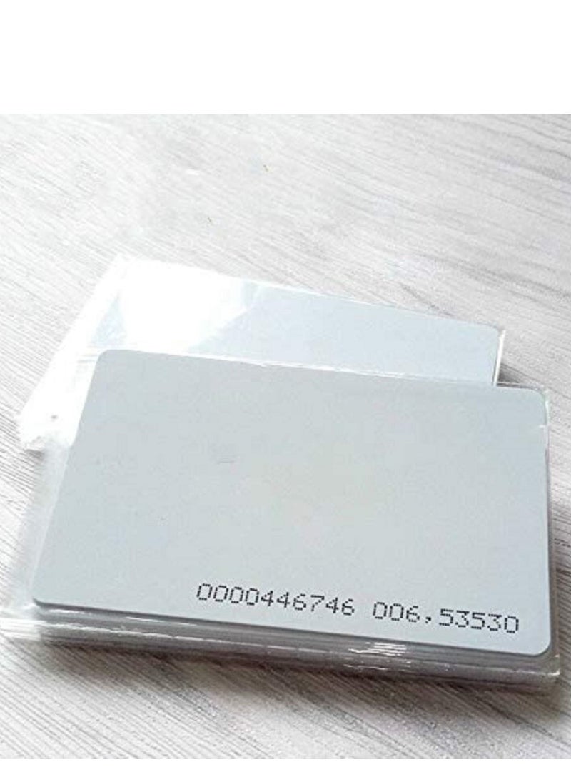 althiqahkey RFID 125khz Clamshell ID Card TK4100 (Number Printed Card) Compatible with EM4100 Support ID Smart Card Entry Access Control System Key Card Membership Card (Not For Copy)  10 Pieces - Image 2