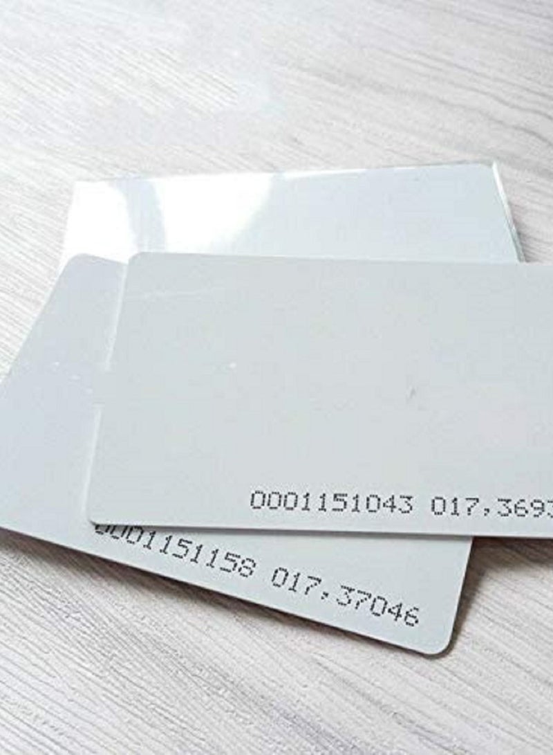 althiqahkey RFID 125khz Clamshell ID Card TK4100 (Number Printed Card) Compatible with EM4100 Support ID Smart Card Entry Access Control System Key Card Membership Card (Not For Copy)  10 Pieces - Image 3