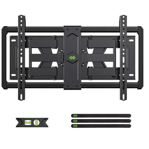 USX Mount Ultra Slim TV Wall Mount for 37-90 inch TVs, Low Profile Full Motion TV Mount with Swivel Articulating Dual Arms, Wall Bracket for Max VESA 600x400mm Holds 120lbs, Fits 16"/18"/24" Studs - Image 1