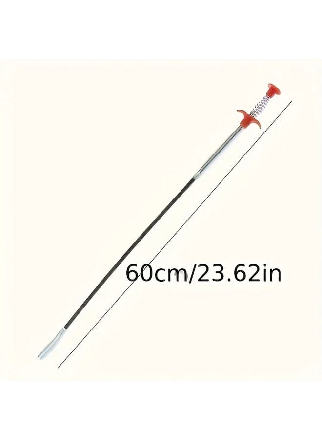 23.62 Inch Drain Tool Flexible Grabber Unclog Sink Toilet Pipe 7 Day Work - Image 3