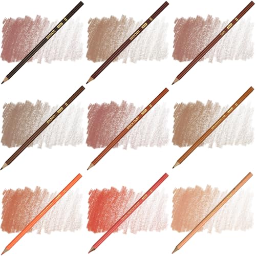 ZZWUAPT Skin Tone Colored Pencils,Oil Based Wooden Colored Pencil Set for Adults Coloring Books Drawing Sketching Art Supplies 24 Color - Image 2
