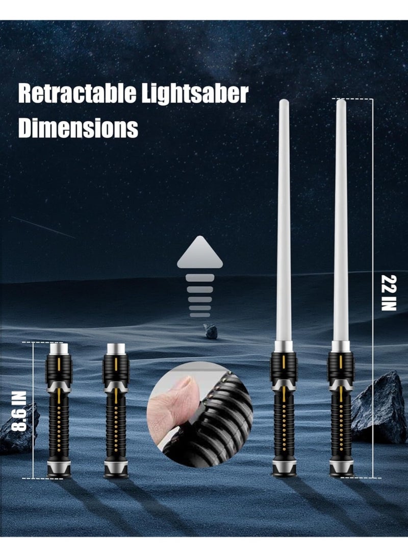 ليموس سيوف ضوئية للأطفال، سيف مضيء صغير قابل للسحب 2 في 1 للأولاد والبنات، زي تنكري أحمر أزرق، هدية حفلات أعياد الميلاد - Image 5