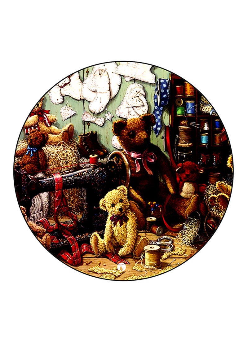 RKN Vintage Art Printed Mouse Pad Multicolour