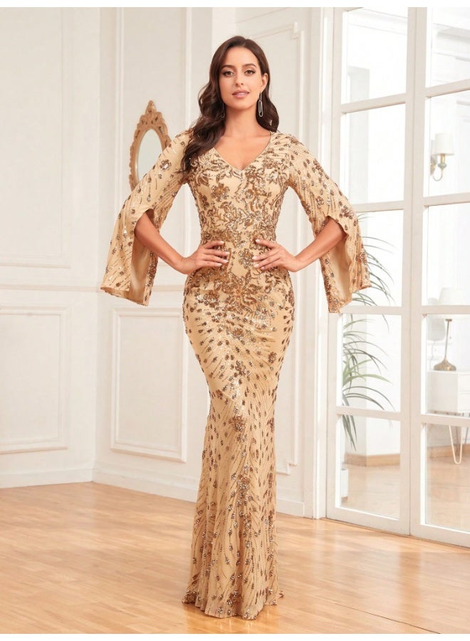 Madam Uniq Sequin Embellished Dress - Image 1