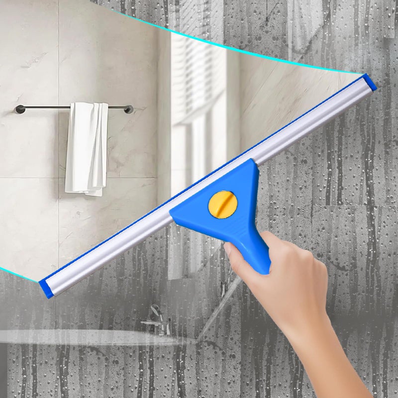 MRDARENSU Professional Window Cleaning kit, 2-in-1 Window Squeegee with 51" Extension Poles, Suitable for Indoor & Outdoor Windows, High Glass, High Windows, Multi-Purpose Car Windshield Cleaning - Image 2