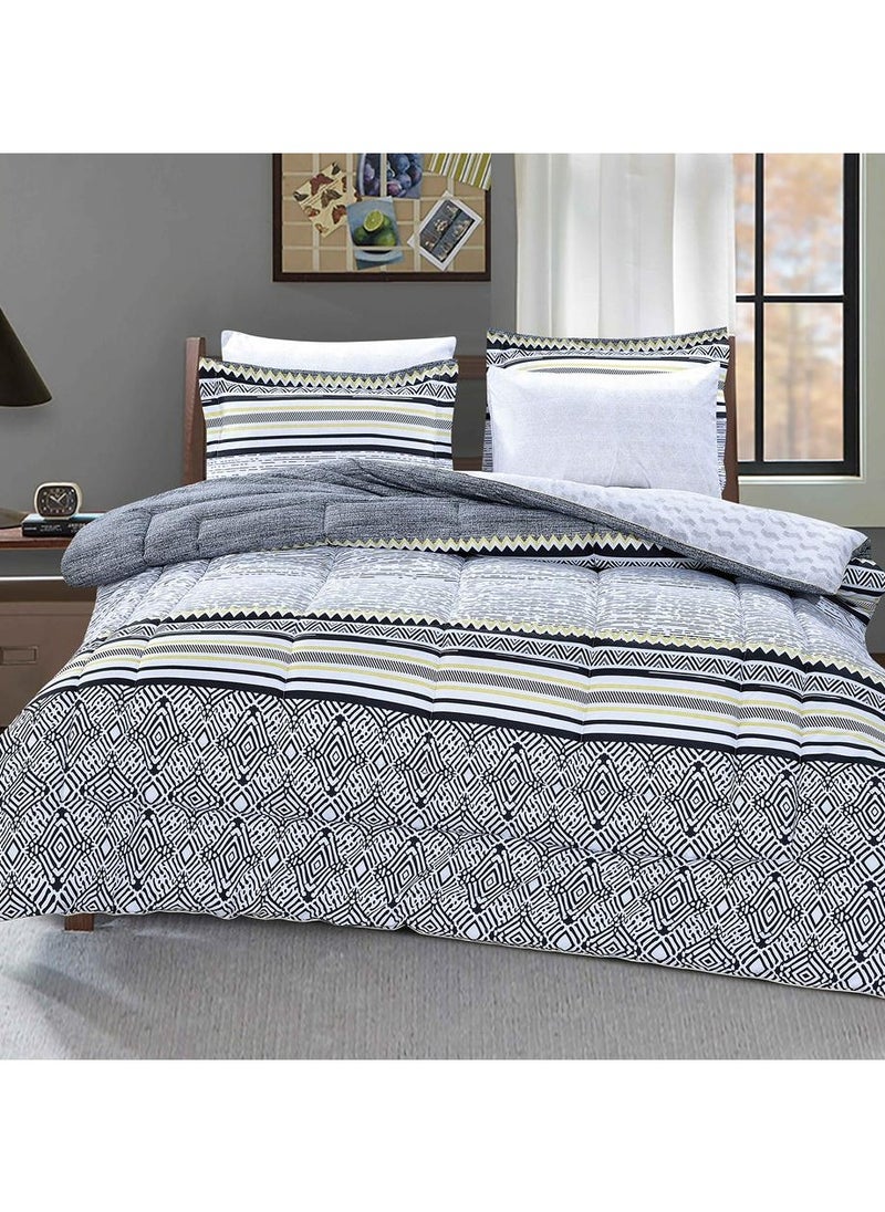 Generic - Golden comforter for one and a half people 4 pieces S11 - Image 1