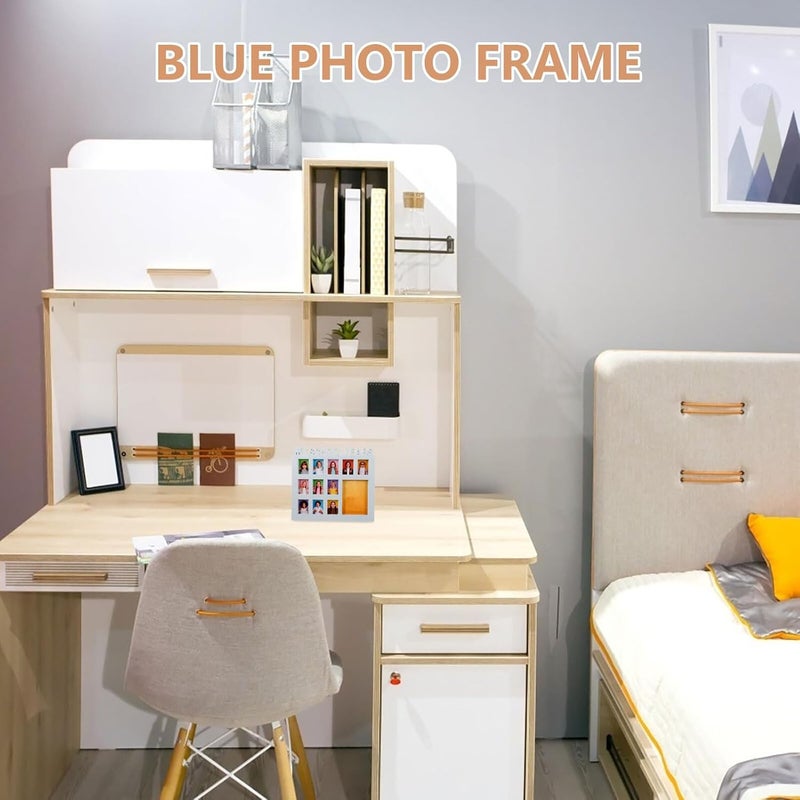Homoyoyo Year Picture Frame Blue, Collage Photo Holder for ’s Growth Records, School Day Photo Display Frame for Home Décor and ’ Room - Image 3