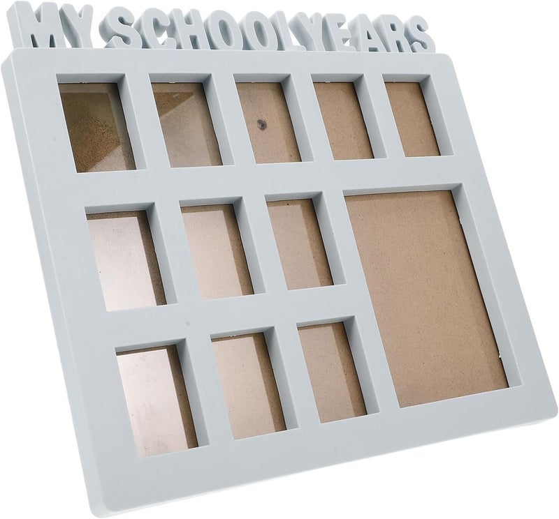 Homoyoyo Year Picture Frame Blue, Collage Photo Holder for ’s Growth Records, School Day Photo Display Frame for Home Décor and ’ Room - Image 1