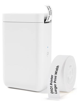 NIIMBOT D101 Label Makers with 1 Roll 0.47''x1.57'' Tape, Portable Smart Sticker Printer for Home Office School Use, Mobile Phone Editable, Adjustable Print Width 0.5 to 1 Inch, White - pzsku/Z726B25032AEE7CD9FA00Z/45/_/1705343843/8a7adb2d-3e36-48f5-a363-16cb091b5aea