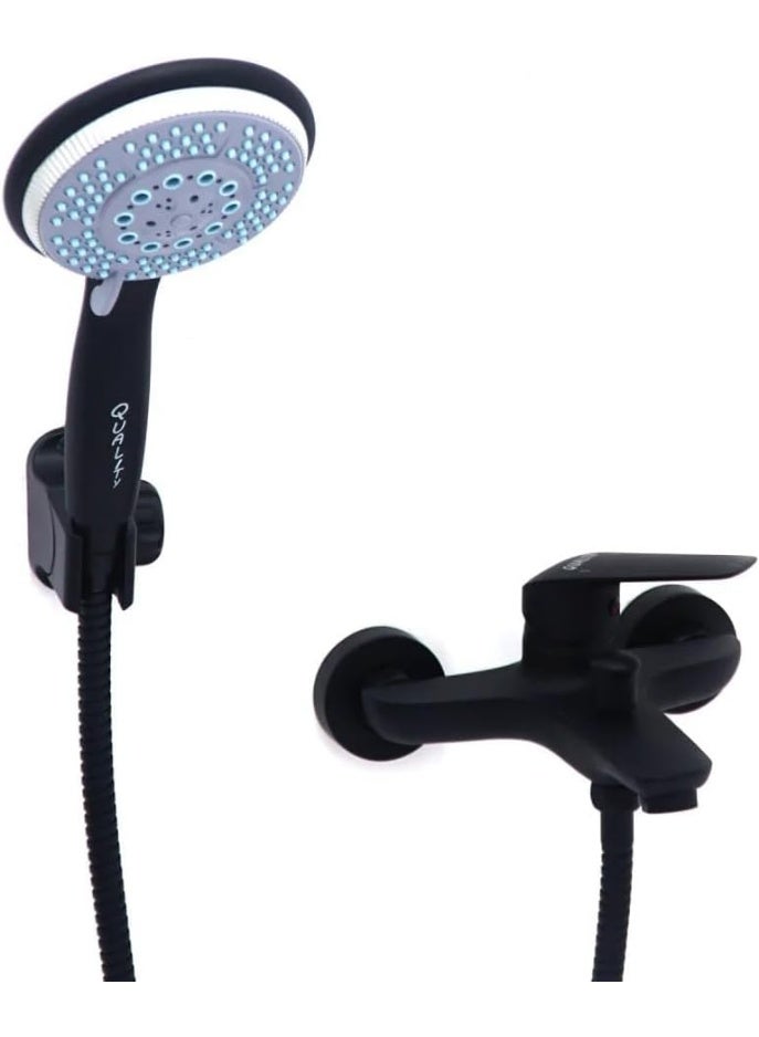 QUALITY Luxury black shower mixer set with high efficiency shower head to provide optimal water flow and comfortable showering - Image 2