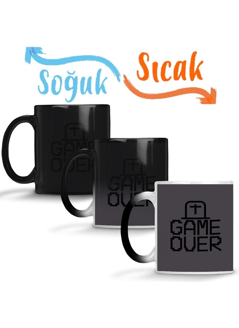 Baskı Dükkanı - Print Shop Blusa Game Over Magic Mug Porcelain - Image 1