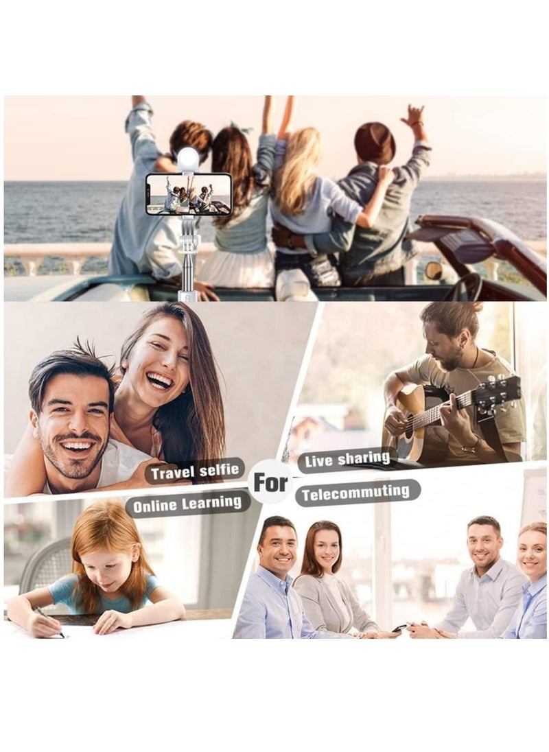 ELTRAZONE - Elite 4-in-1 Lighted Selfie Stick with Tripod and Bluetooth Remote - Image 1