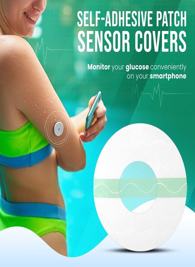 Homeaura 30Pcs Self-Adhesive Patch for Freestyle Libre Sensor Covers - Latex-Free, Waterproof CGM Tape for Libre 2/3 - Transparent - Image 2