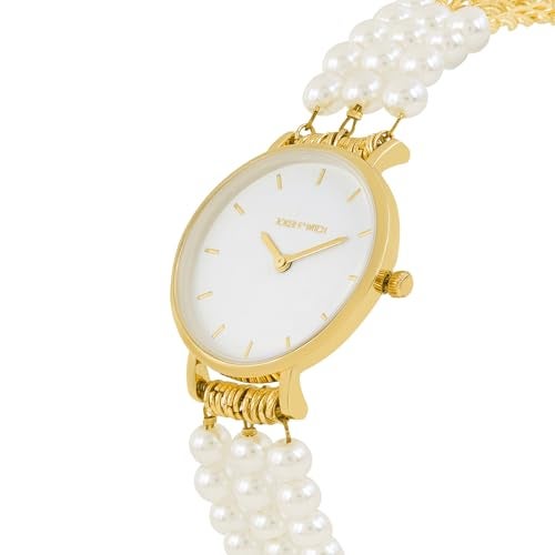 Joker & Witch Rosette 30mm White Dial 18mm White Metal Alloy Watch for Women - Image 3