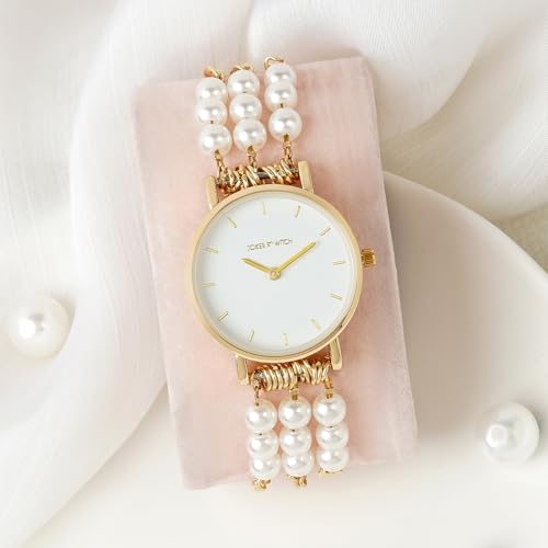 Joker & Witch Rosette 30mm White Dial 18mm White Metal Alloy Watch for Women - Image 2