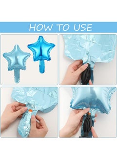 Breling 1St Birthday Decorations First Birthday Boy Backdrop 88 Pcs Blue Baby Boy First Birthday Party Supplies With Banner Foil Star Balloons Set For 1St Birthday Baby Shower Party Decorations Supplies  - Image 4