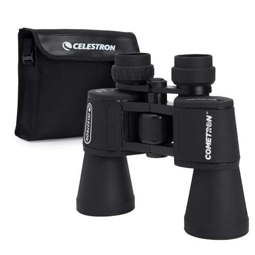 Celestron Cometron 7x50 Astronomy Binoculars EntryLevel for Stargazing and Comet Watching Large 50mm Objective Lenses Wide 66 Field of View MultiCoated Optics - Image 1